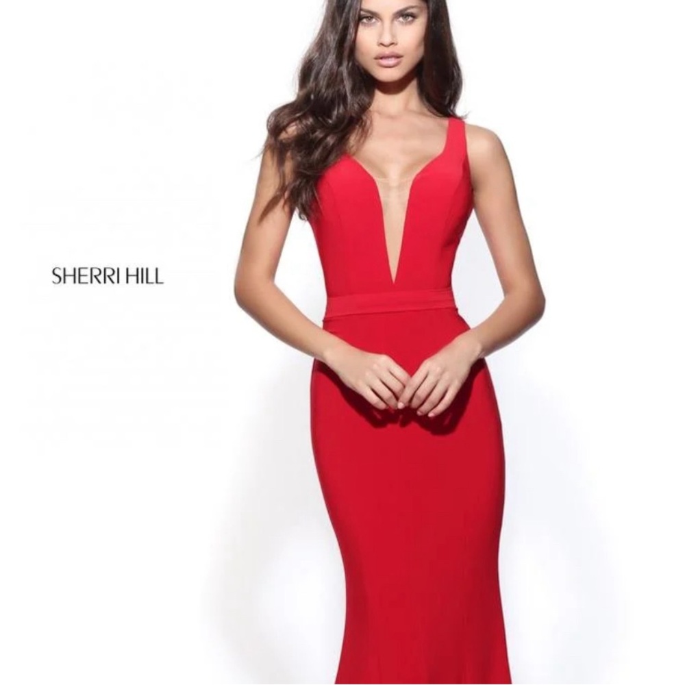 Sherri Hill 51096 Red Dress